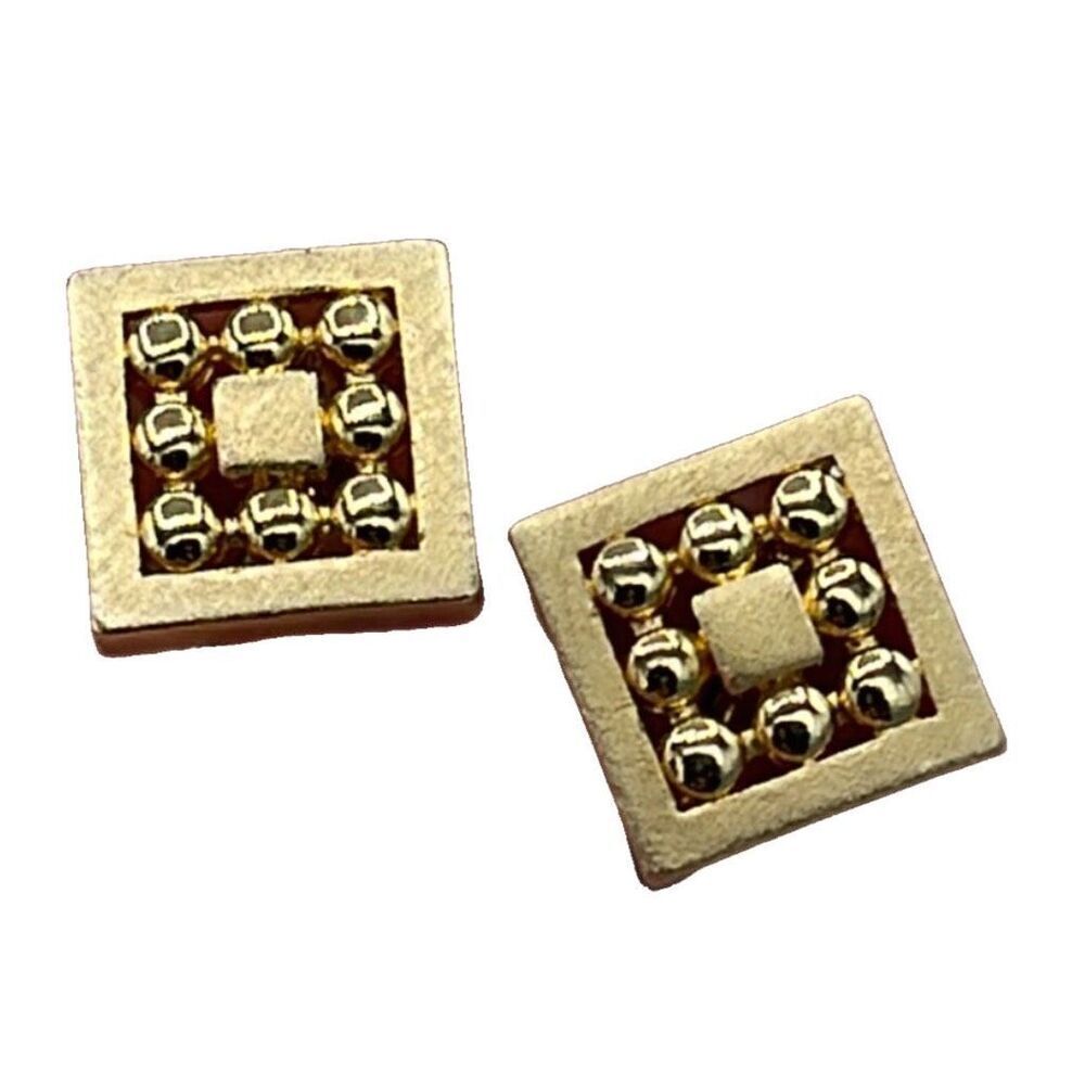 Vintage Napier clip screw back style earrings